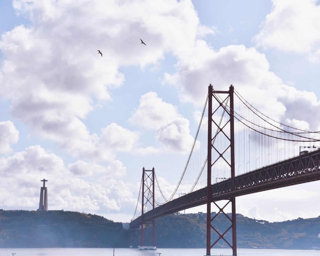 Lisboa Perspetiva para a Ponte 25 de abril
